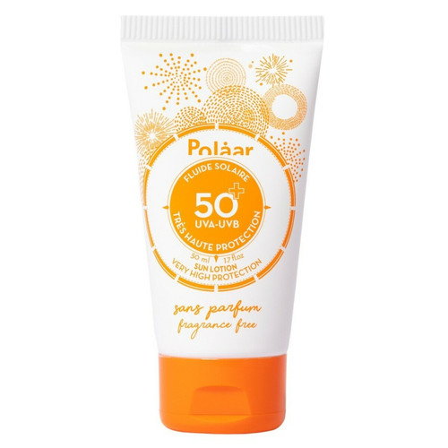 Polaar - Fluide Solaire Visage SPF 50+ sans Parfum - Polaar