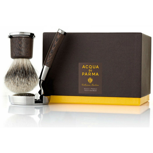 Acqua Di Parma - Collection Barbière - Kit de rasage blaireau et rasoir - Blaireau rasage homme