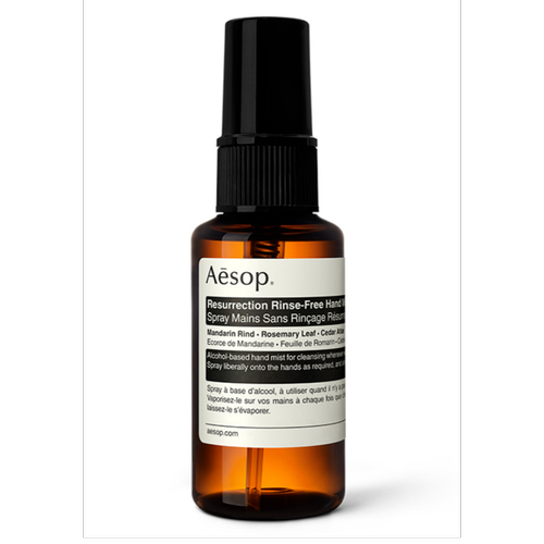 Aesop - Spray Lavant Mains Sans Rinçage Resurrection - Aesop soin mains corps