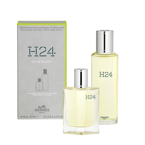 Hermès - H24, Eau de Toilette vaporisateur de voyage 30 ml et recharge 125 ml - Parfums homme hermes
